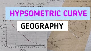 Hypsometric curve in geographyHypsometric curve for sem 1 [upl. by Stella144]