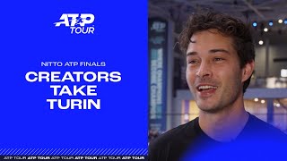 The Creators Did WHAT At The Nitto ATP Finals 🕺 💫 [upl. by Nivonod]