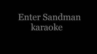 Metallica Enter Sandman karaoke HQ Stereo [upl. by Yelime]