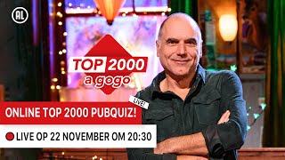 De Top 2000 Pubquiz  22 november vanaf 2030 uur [upl. by Ahtnamas]