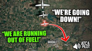 Plane CRASHES due to FUEL EXHAUSTION near Modesto CA [upl. by Gere]