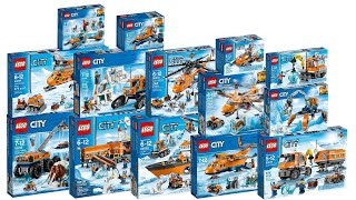 All LEGO City Arctic Sets 2014  2018 CompilationCollection Speed Build [upl. by Gilletta]