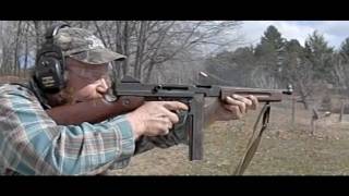 M1 Thompson Sub Machinegun in slow motion Cartridge Dance [upl. by Furlani]