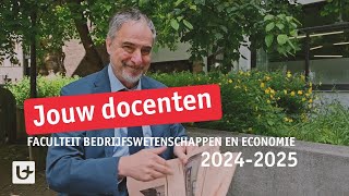 De docenten van de 1ste Bachelor 2024  2025  Faculteit Bedrijfswetenschappen en Economie [upl. by Aurelea700]