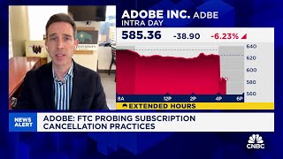 Adobe shares slip in extended trading after issuing light guidance for FY 2024 [upl. by Ayor220]