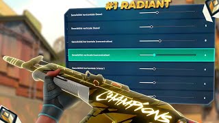 Valorant Console Top 1 Radiant  BEST SETTINGS [upl. by Ecyak1]