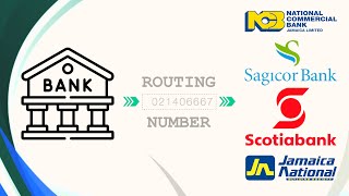 How to find Bank Routing Number in Jamaica  2022 [upl. by Aman]