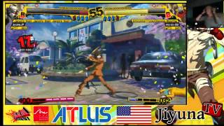 Persona 4 Arena  Jiyuna Narukami VS moco39 Yosuke Part 12 [upl. by Carli]