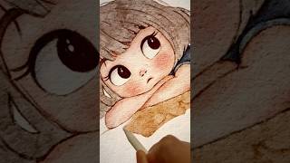 Watercolor brushes for Procreate…👩🏻watercolorart procreateart asmr cuteart procreate [upl. by Kalil976]