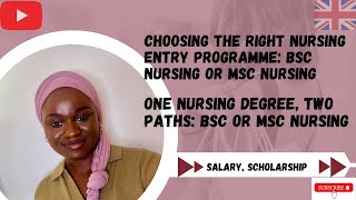 Choosing the right Nursing entry programme BSc Nursing Vs MSc Nursing What should you choose [upl. by Dewain268]