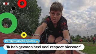 Kinderen proberen paralympische sport wheelen alsof je zweeft [upl. by Lundquist309]