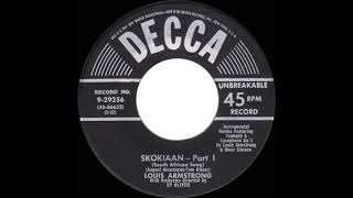 1954 Louis Armstrong  Skokiaan Parts 1 amp 2 [upl. by Dori]