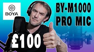 Is this THE BEST VALUE CONDENSER Boya BYM1000 unbox review and test 👍 [upl. by Eelirrem872]