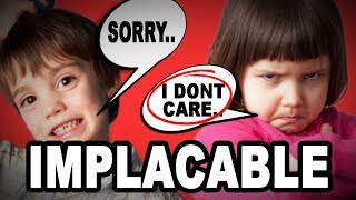 😤 Learn English Words IMPLACABLE  Meaning Vocabulary with Pictures and Examples [upl. by Anneh]