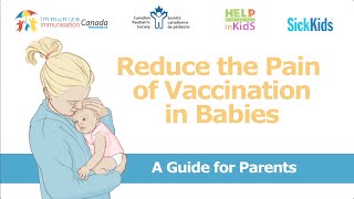 Reduce vaccination pain in babies  Part 1 How and why [upl. by Wildee]