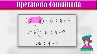 Operatoria Combinada con Números Enteros [upl. by Garzon613]