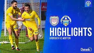 Arbroath vs Greenock Morton  cinch Championship  Match Highlights [upl. by Pedro]