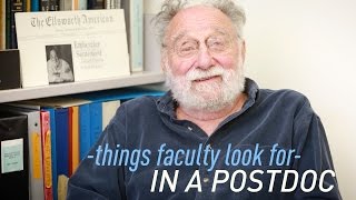 Things Faculty Look for in a Postdoc [upl. by Lamdin]