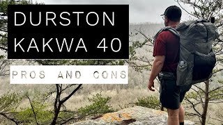 Durston Kakwa 40 Backpack Pros and Cons [upl. by Norrabal]