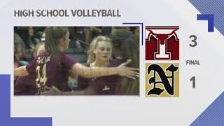 HS Volleyball  Tarkington tops Nederland 31 on the road [upl. by Aryhs]