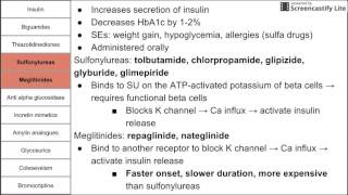 Antidiabetic medications [upl. by Leann]