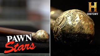 Pawn Stars CRAZY CASH for Civil War Swagger Stick Season 10 [upl. by Phyllis]