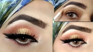 eyeshadow tutorial for hooded eyes makeup for beginners Make up tutorial [upl. by Ardnikal280]