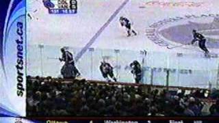 20040308  Canucks v Avs Bertuzzi Incident 01 [upl. by Anrev655]