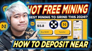 HOT MINING UPDATE How to Deposit Near Token Tagalog Tutorial  OKX TO HERE WALLET  HOT WALLET [upl. by Petuu439]