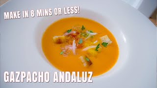 Authentic Spanish Gazpacho Recipe  How to Make Cold Tomato Soup  Chef James [upl. by Enitsugua]