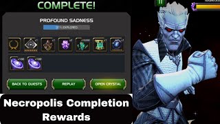 NECROPOLIS COMPLETION REWARDS ♥️😋 MCOC🥹😭 [upl. by Urson]