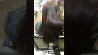 Botox hair treatment styling video female anees family saloon laek  YouTube share💯💯 [upl. by Adneral]