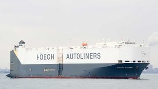 HOEGH SYDNEY  Höegh Autoliners vehicles carrier  2013 [upl. by Lavicrep]