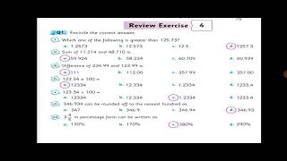 Math Class 5th unit 4 Decimal number and percentages [upl. by Sumaes]