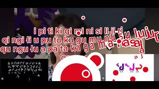 inuktitut syllabic alphabet song [upl. by Eaneg718]