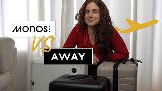 Away vs Monos Checked Luggage Review and Comparison  Best suitcase brands on the market [upl. by Atiana]