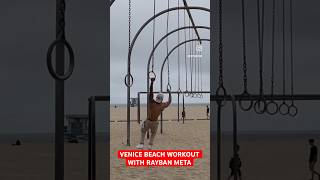 Venice Beach workout with Ray Ban Meta POV [upl. by Enileuqcaj153]