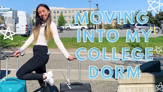 MOVE IN VLOG COLLEGE DORM 2021  moving into college dorm  ubc [upl. by Chud416]