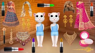 Vir the Robot boy and BilluBilli Chhota Bheem and chutki ki majedar colouring dress makeup video 💄 [upl. by Quent]