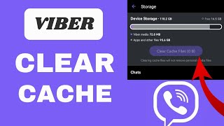 How To Clear Cache Memory On Viber [upl. by Carlock]