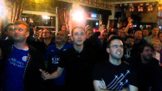 Leicester City FC win the Premier League Stags Head London [upl. by Hippel]