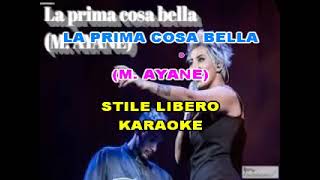 KARAOKE LA PRIMA COSA BELLA CON CORI  MALIKA AYANE Demo [upl. by Daryl]