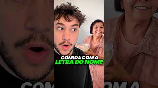 comida com inicial do nome livedobrino humor MundinhoBrino [upl. by Rosati]