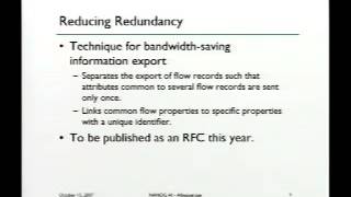 From NetFlow to IPFIX the evolution of IP flow information export [upl. by Assenar]