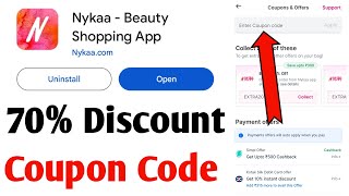 nykaa coupon code  Nykaa new coupon code  nykaa coupons [upl. by Rab]