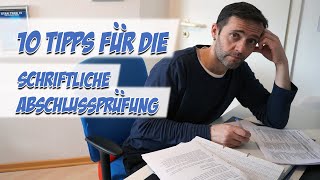 10 Tipps für die schriftliche Abschlussprüfung  Pflege Vlog  Pflege Kanal [upl. by Aitropal]