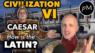 Caesars Latin Civilization VI How is his pronunciation [upl. by Droffig]