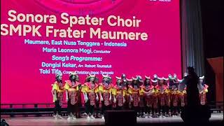 Sonora Spater Choir SSC SMPK Frater Maumere Tampil di Bali International Festival [upl. by Higley]