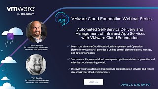 Automated SelfService Delivery and Management with VMware Cloud Foundation [upl. by Einahpets]