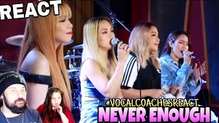 ENG SUB VOCAL COACHES REACT 4TH IMPACT  NEVER ENOUGH [upl. by Steven]